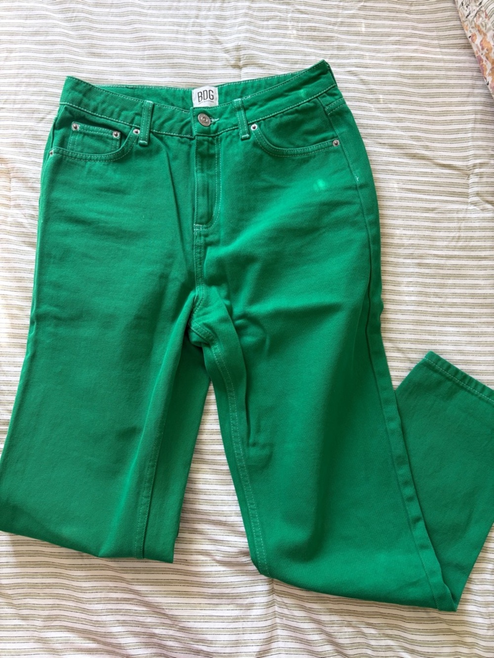BDG Emerald Green Straight Leg Jeans